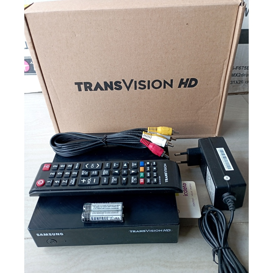 Jual Transvision Samsung Satellite Decoder HD Gratis Paket Premium 3 ...