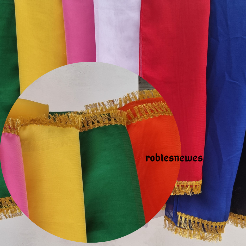 Jual Selendang Tari // Sampur Tari Rumbai Emas 2,1 Meter // Sampur Tari ...