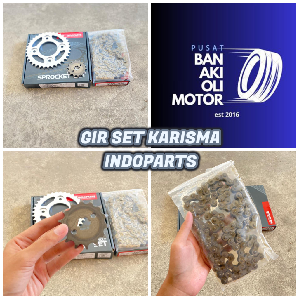 Jual GIR GEAR SET KARISMA SUPRA X 125 INDOPARTS GIR SET GEAR SET