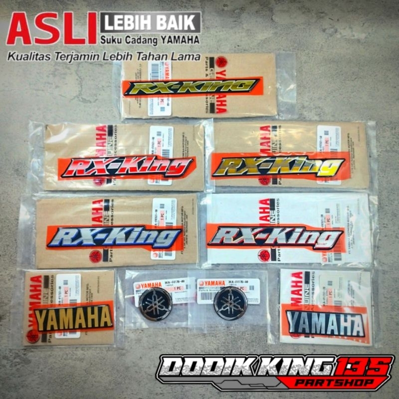 Jual EMBLEM TANGKI TENGKI BOX AKI DOP AKI COVER SIDE RX KING ORIGINAL ...