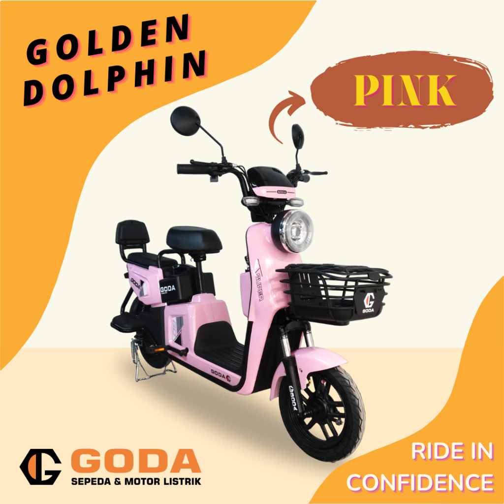 Jual Sepeda Listrik Goda Gd Ds Garansi Resmi Gd Ds Golden Dolphin Aneka Bike Goda Official