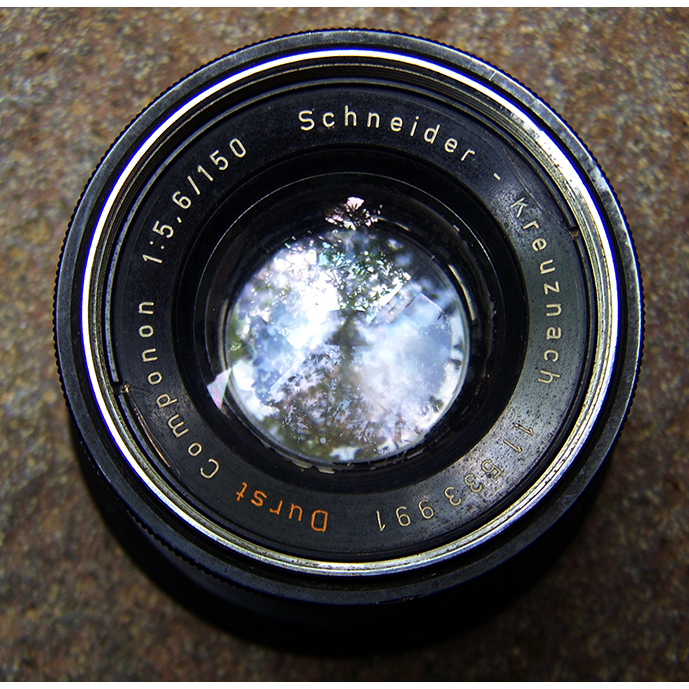 Objectif Ancien Schneider Kreuznach Componon 150mm F/5.6 - Pour Agrandisseur Photo - Occasion Fonctionnel