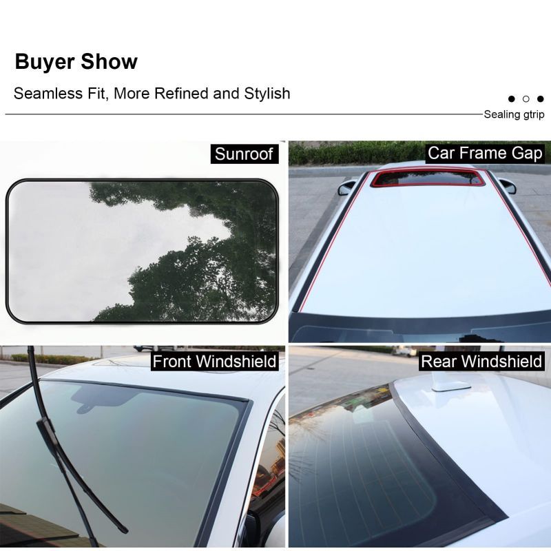 Jual 3meter Kaca Mobil Strip Segel Karet Mobil/Debu Suara Noise ...