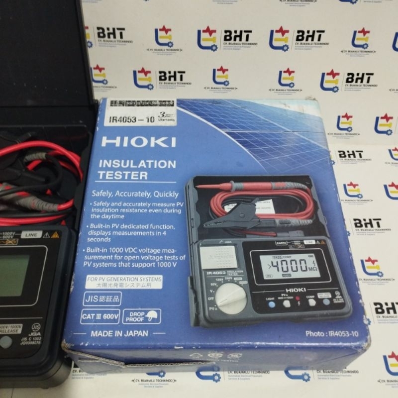 Jual HIOKI IR4053-10 DIGITAL INSULATION TESTER / MEGGER | Shopee Indonesia