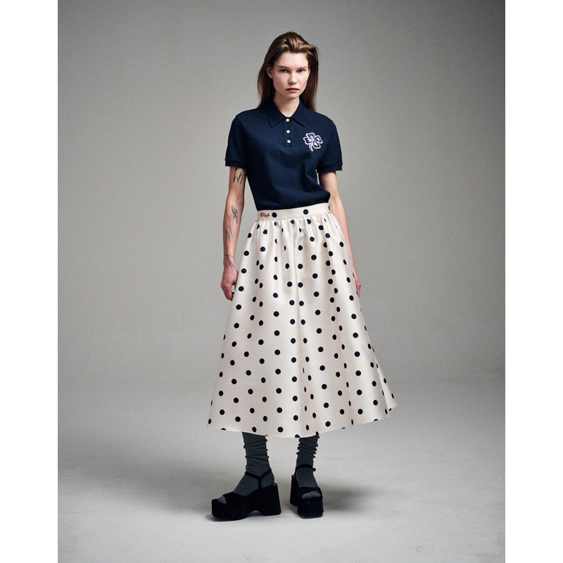 Mardi Mercredi マルディ MAXI SKIRT TULLE 黒（ブラック（黒