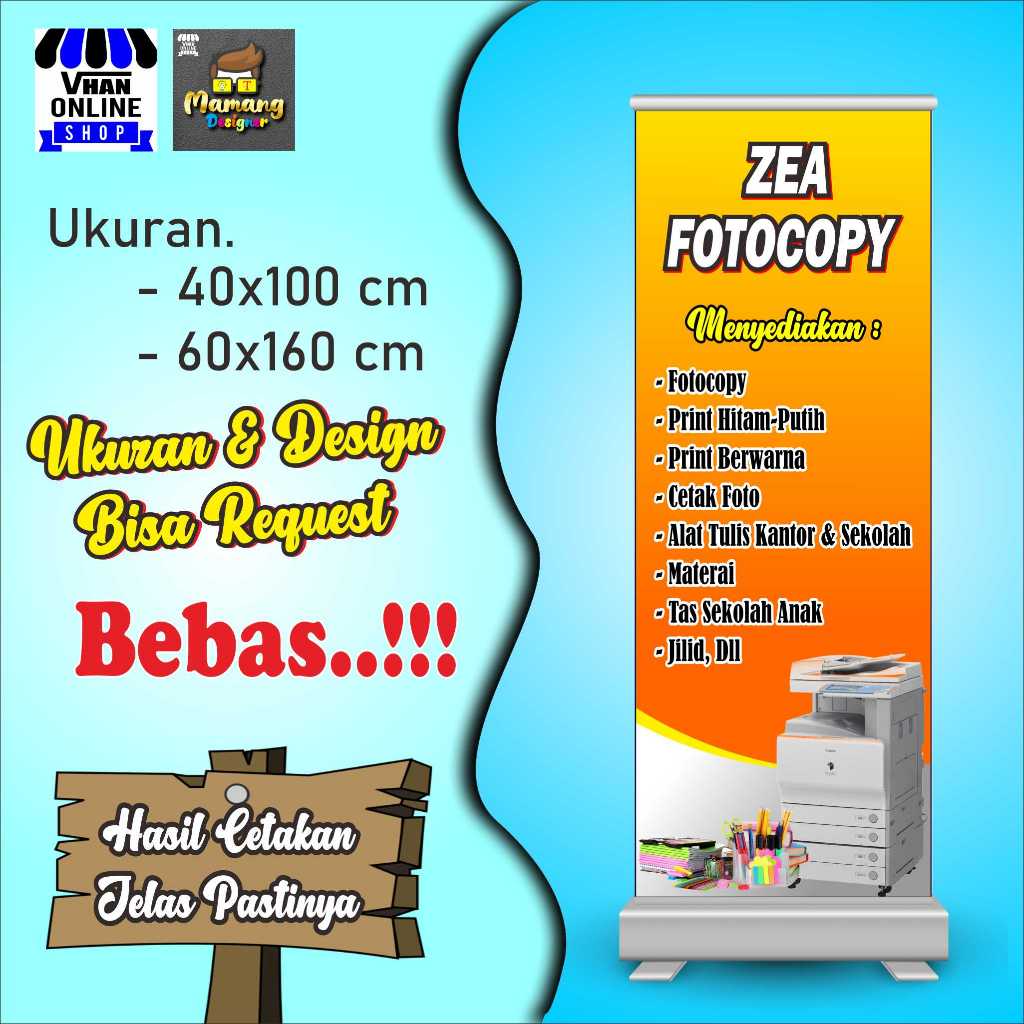 Jual Spanduk, Banner, Mmt Fotocopy, Toko ATK Keren Murah | Shopee Indonesia