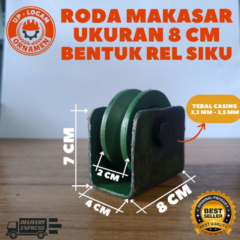 Jual Roda Pagar Besi Lebur Warna Hijau Ukuran 8 Cm Bentuk Siku Rel Siku Shopee Indonesia 5829