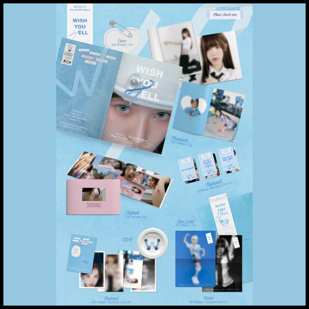 [READY STOCK] WENDY - 2ND MINI ALBUM [WISH YOU HELL]