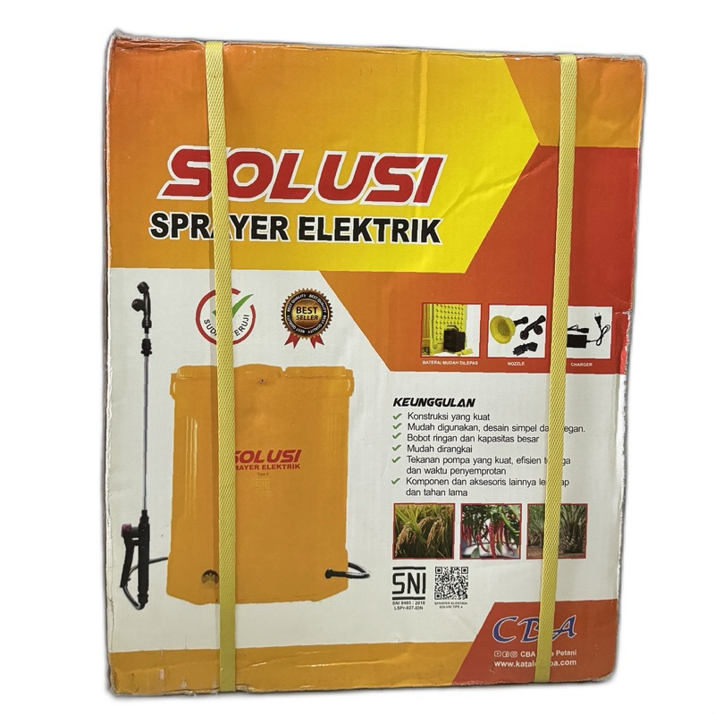 Jual SPRAYER ELEKTRIK SOLUSI 16 L TYPE 4/TANGKI CBA SOLUSI TIPE 4 16 ...