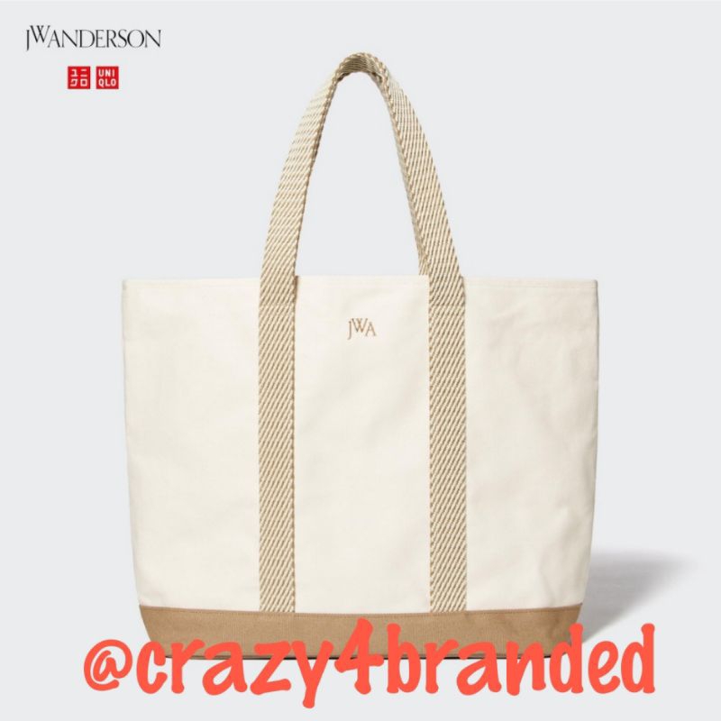 Jual Uniqlo JW Anderson S S 2024 Cotton Canvas Tote Bag Shopee Indonesia