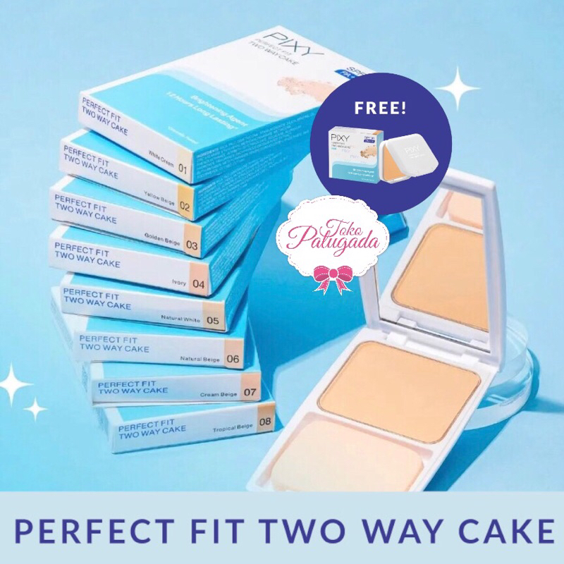 Jual PIXY BUY 1 GET 1 - PIXY Perfect Fit Two Way Cake FREE Refill ...