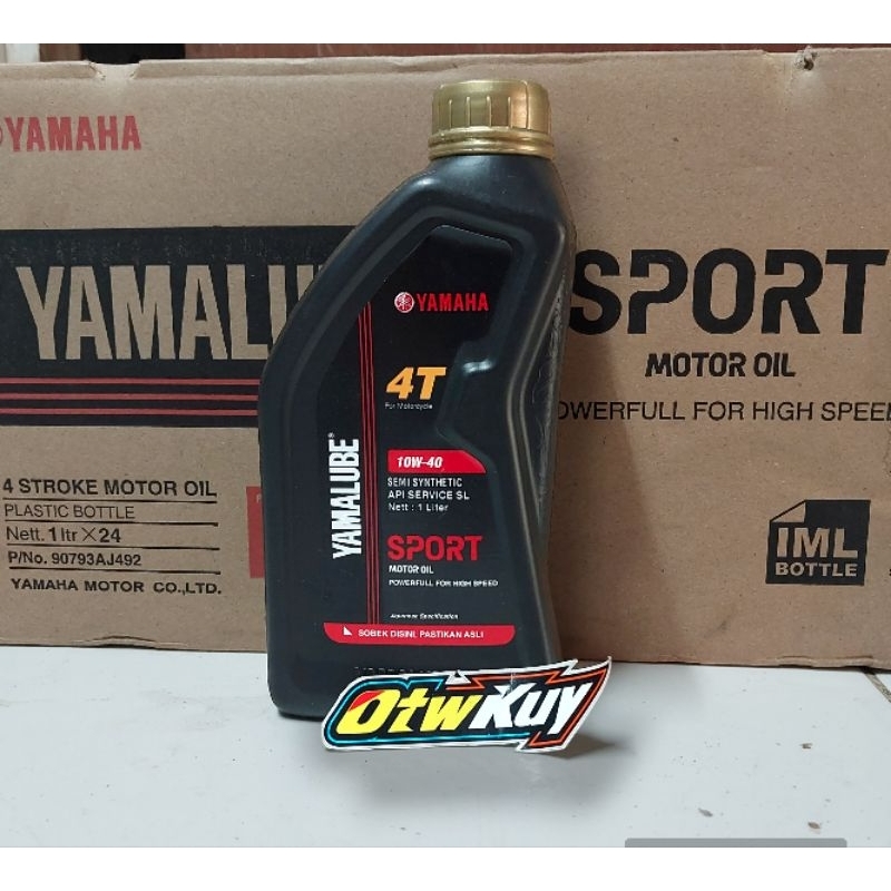 Jual Oli Mesin Yamalube Sport 1L 4T/Oil Motor Vixson jupiter mx r15 ...