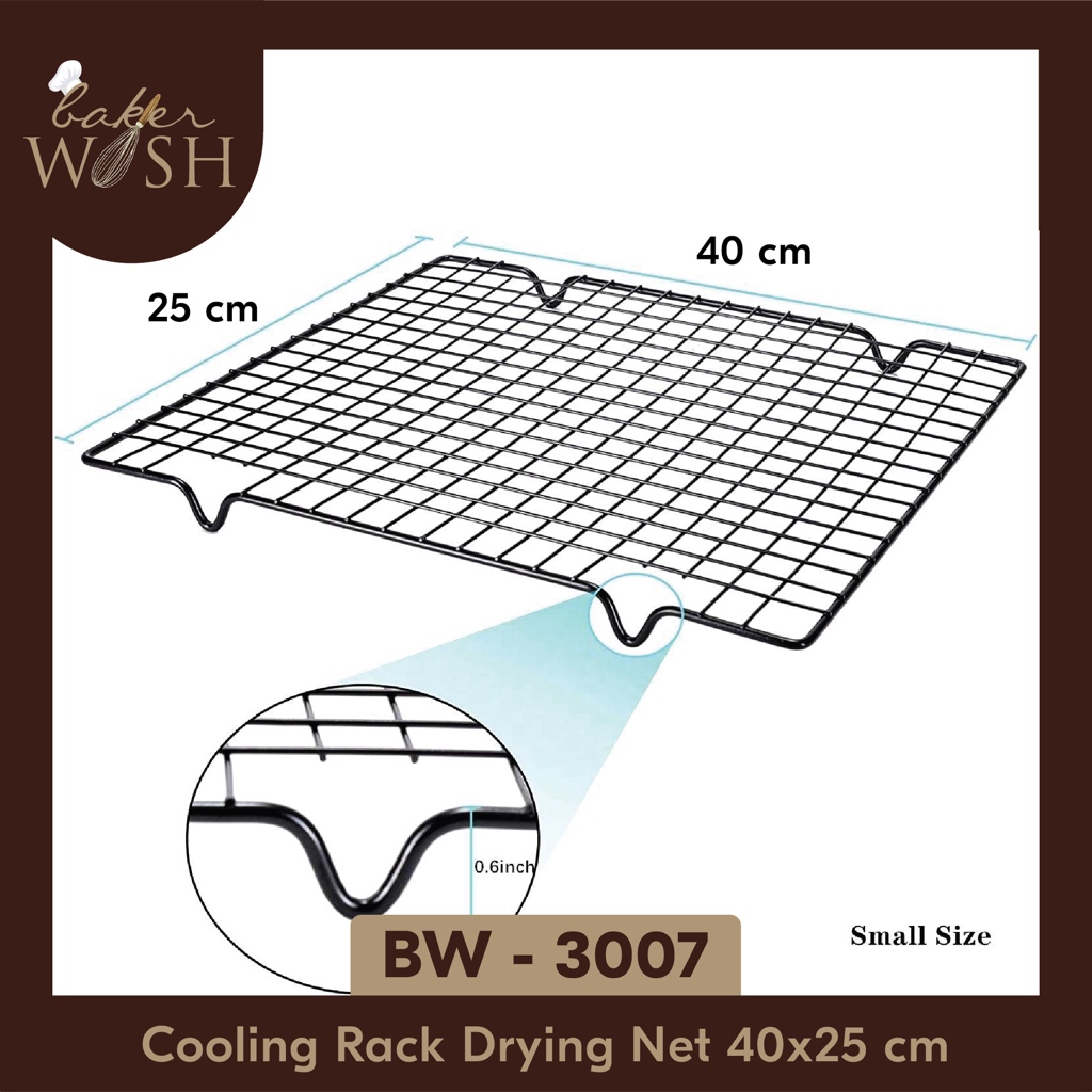 Jual Cooling Rack Black Tatakan Kue Cake Single Rak Pendingin Drying ...