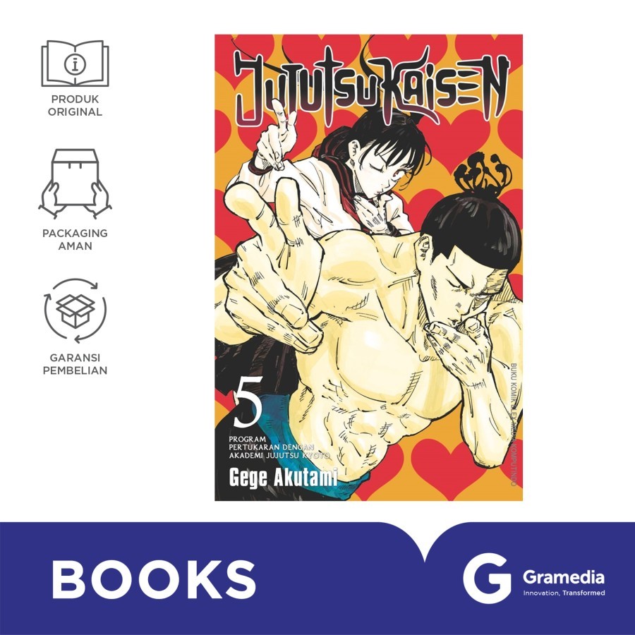 Jual Gramedia MKG - Jujutsu Kaisen 05 - Gege Akutami | Shopee Indonesia