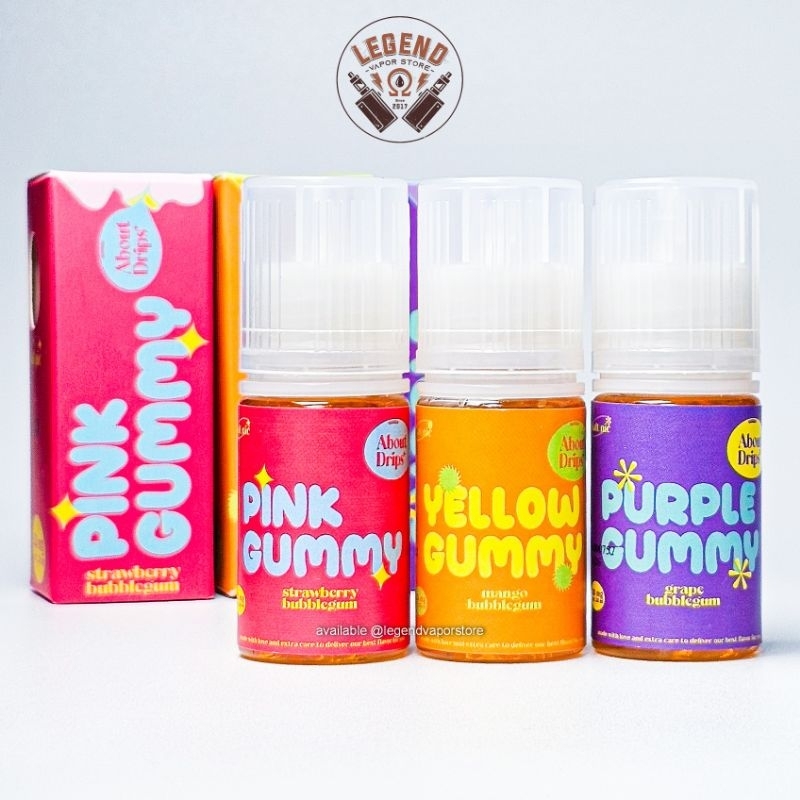 Jual SALT NIC - LIQUID FOOM Bubblegum Series YELLOW GUMMY PINK GUMMY ...