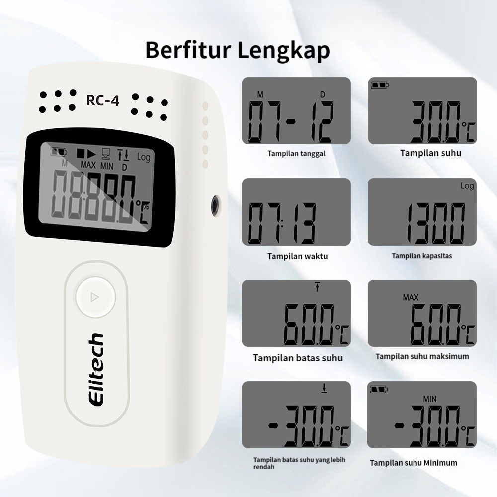 Jual Temperature Data Logger Monitor + Sertifikat Kalibrasi Tester ...