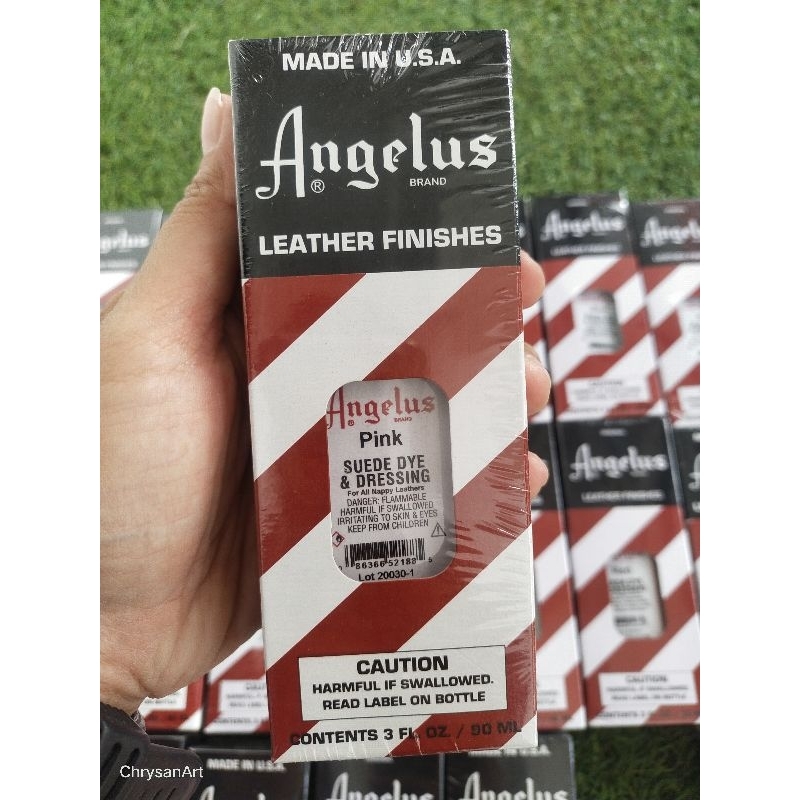 Jual Angelus Suede Dye/Angelus Cat Kulit Bahan Bludru Suede Dye 3oz ...