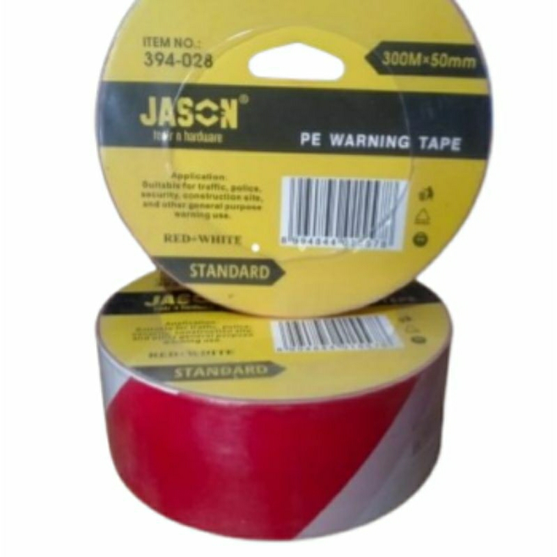 Jual JASON Police Line Merah Putih 2inch x 300mtr Warning Tape | Shopee ...