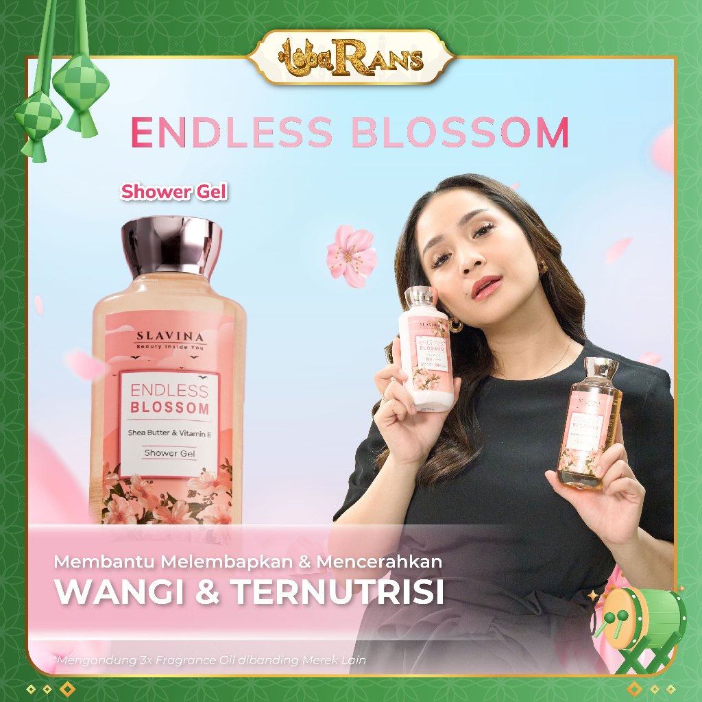 Jual SLAVINA Endless Blossom Shower Gel Sabun Mandi Parfum Nagita