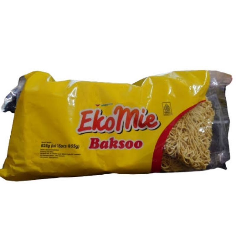 Jual Eko mie BAKSOO ekomie 825g | Shopee Indonesia