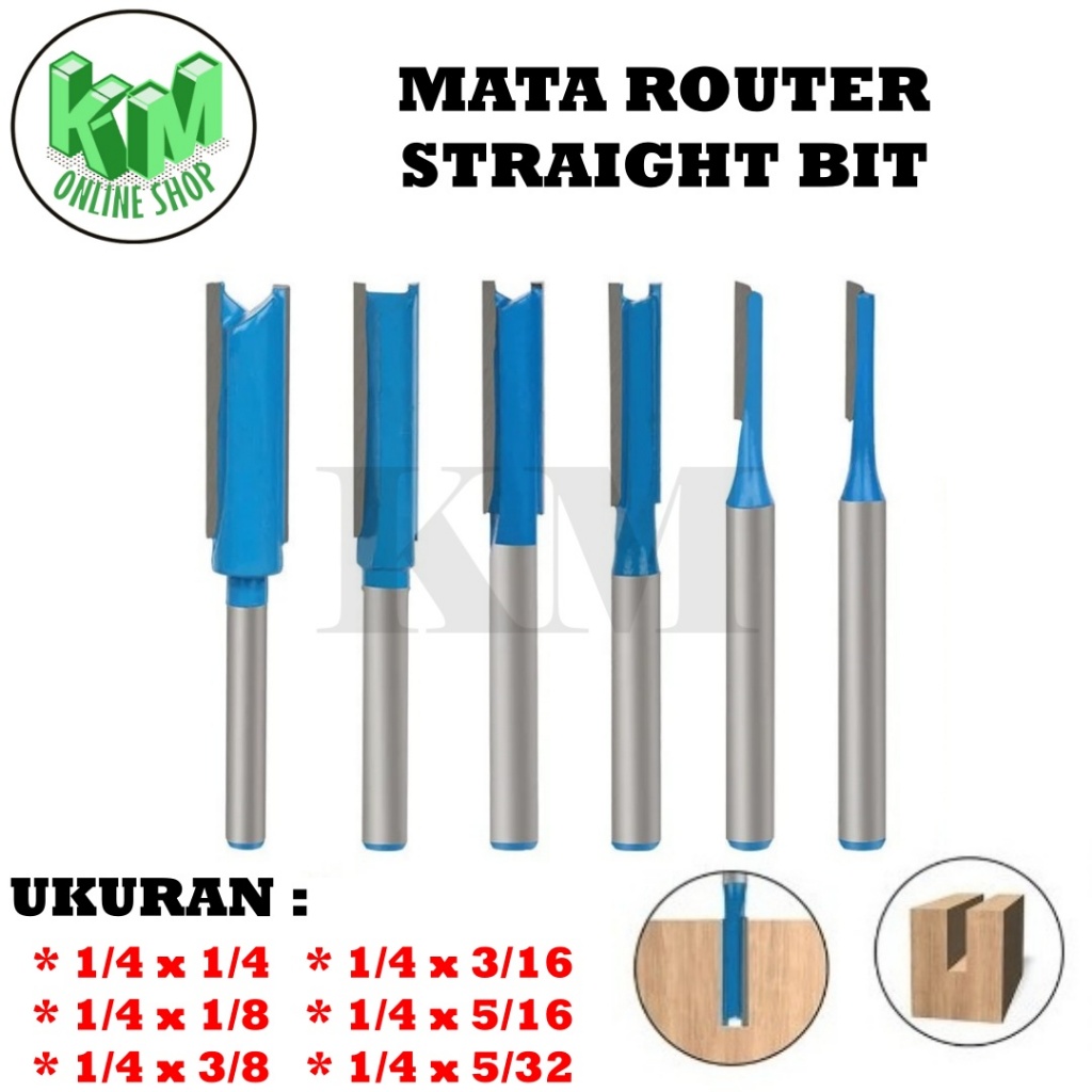 Jual Mata Router Lurus Straight Bit | Shopee Indonesia