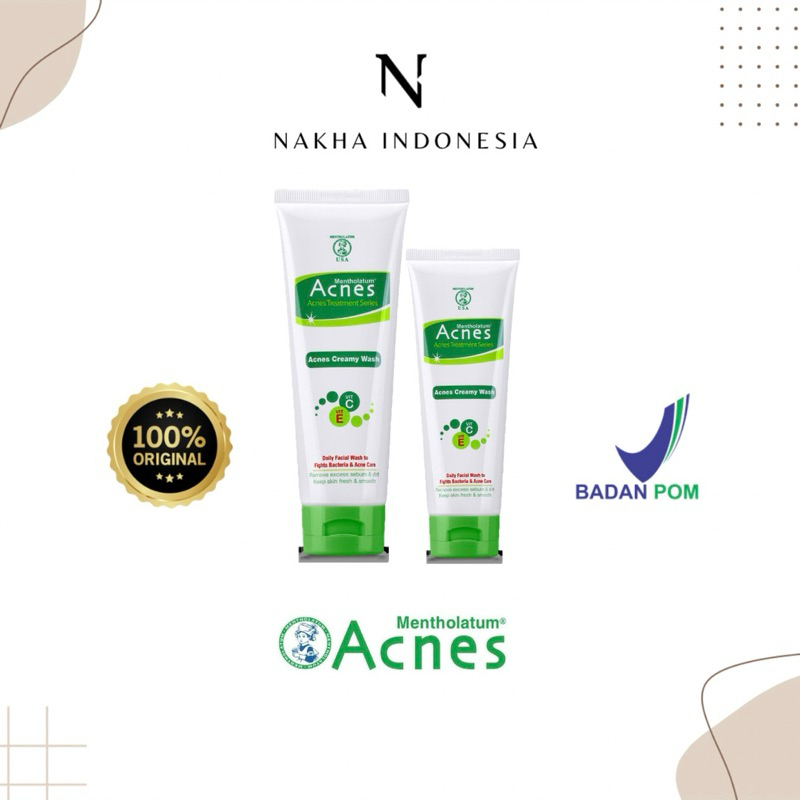Jual Acnes Creamy Wash Daily Facial Wash to Fight Bacteria & Acne Care