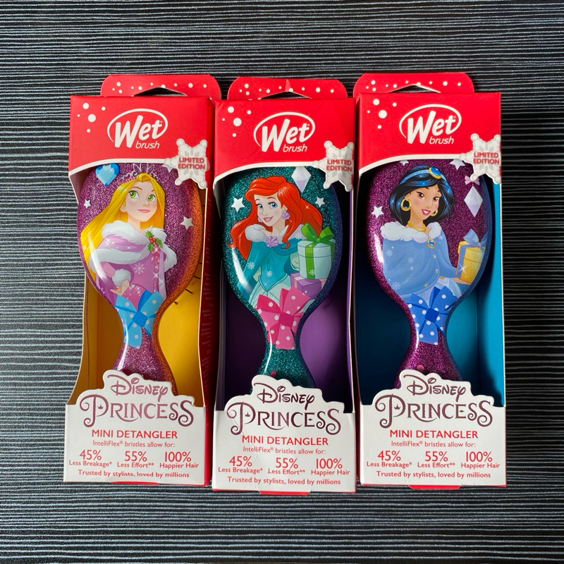 Jual [NEW] The Wet Brush Mini Detangler Disney Princess Ariel Jasmine