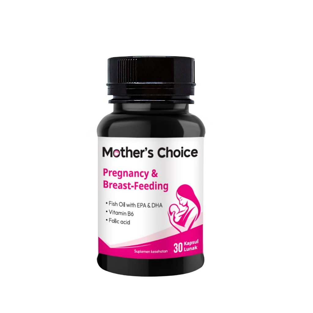 Jual MOTHER'S CHOICE PREGNANCY & BREASTFEEDING ISI 30 KAPSUL LUNAK