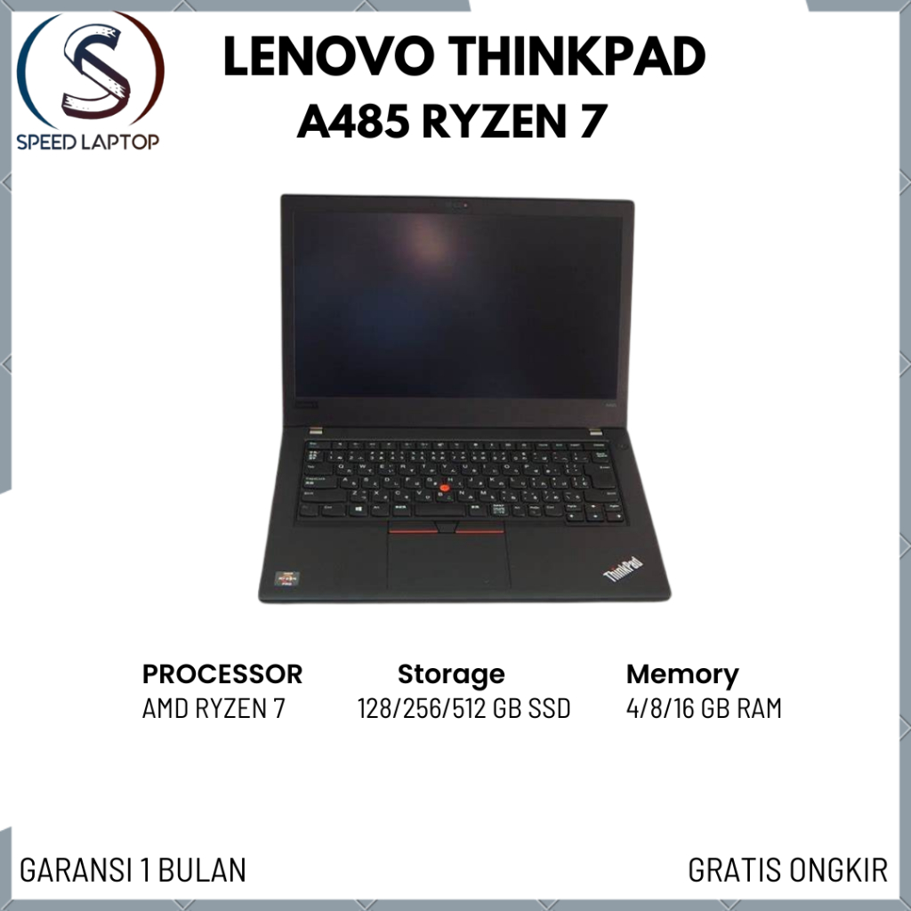 Jual LAPTOP LENOVO THINKPAD A485 AMD RYZEN 7 2700 RAM 8GB SSD 256GB ...