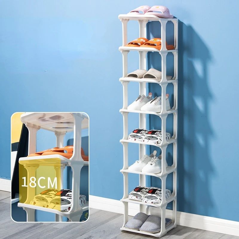 Jual Shoe Rack - Rak Sepatu Sandal Susun 8 Aesthetic Storage Organizer ...