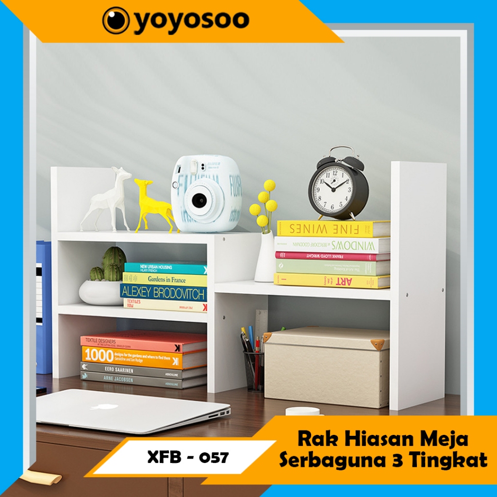 Jual Rak Meja Kantor Serbaguna Rak Buku Minimalis Hiasan Figura Meja ...