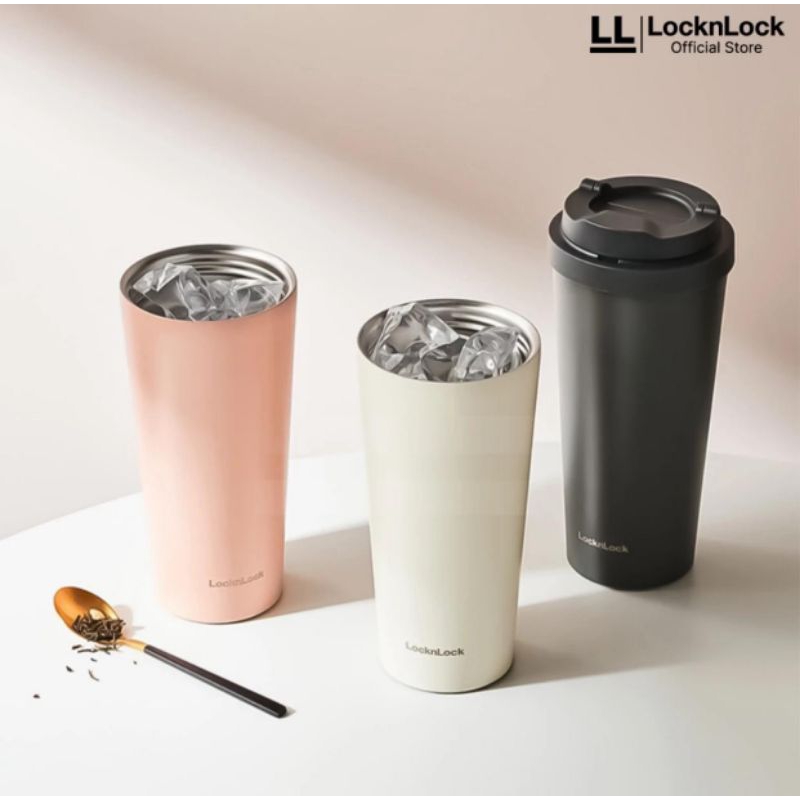 Jual Tumbler LocknLock One Touch Clip 550 mL / Tumbler Tahan Panas dan ...