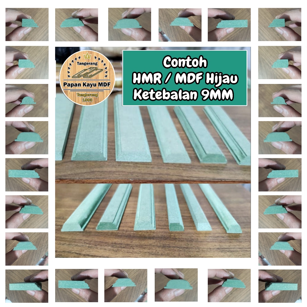 Jual List Profile Kayu HMR Tebal 9MM Lebar 2-3Cm Lis Wall Molding ...