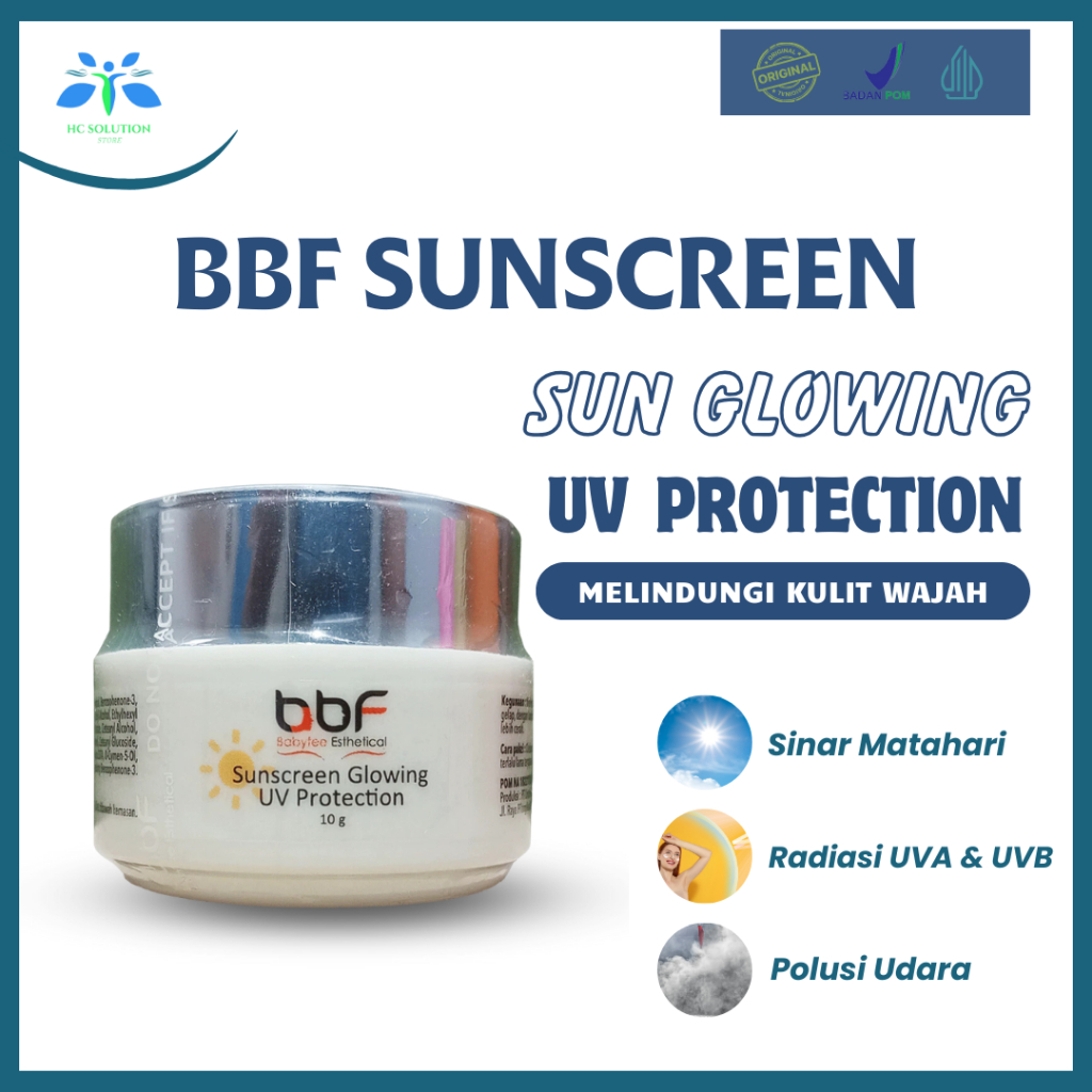 Jual Suncreen BBF Suncreen wajah BBF 30 SPF Melindungi dari Sinar UV ...