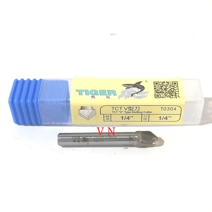 Jual Mata Profil/Router V Groove Full TCT 6 mm 1/4 × 1/4 Lancip 90 ...
