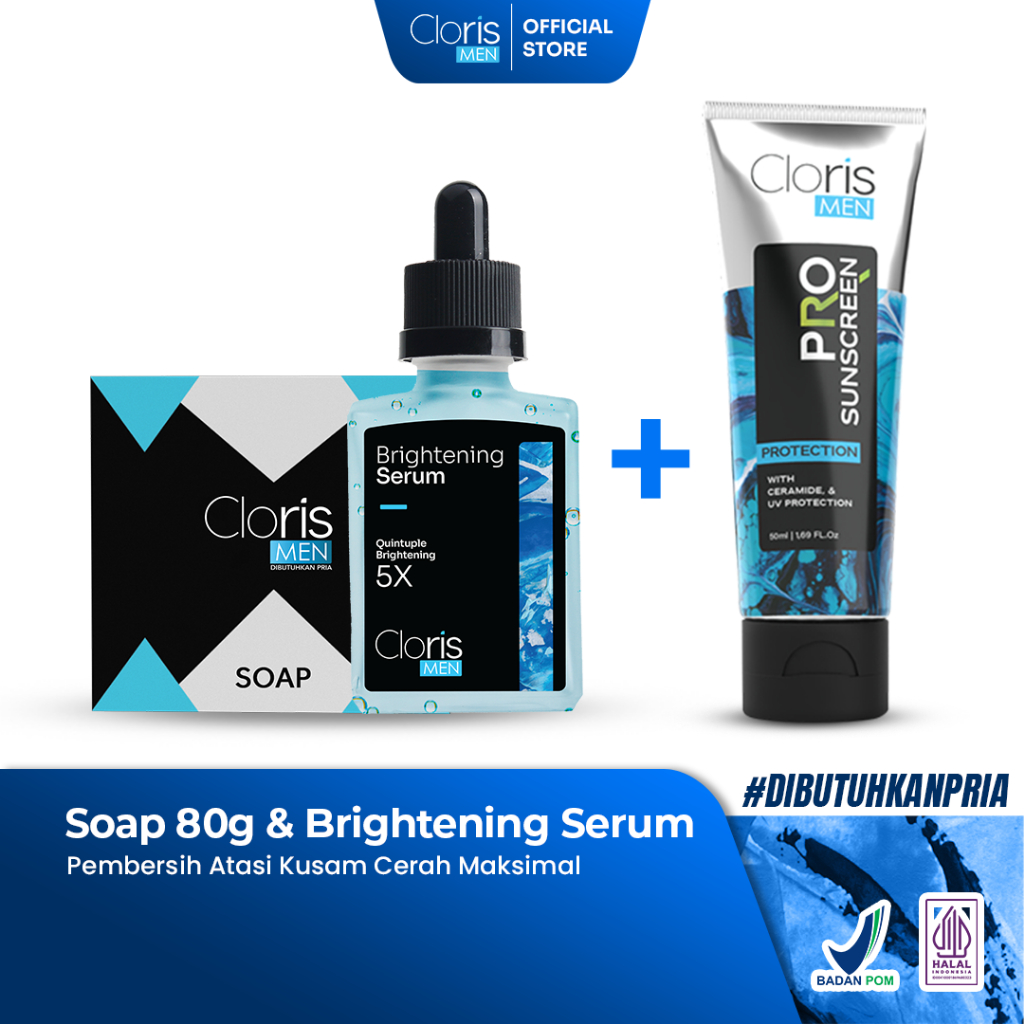 Jual Paket Termurah Clorismen Soap 80r + Brightening Serum - Pembersih ...