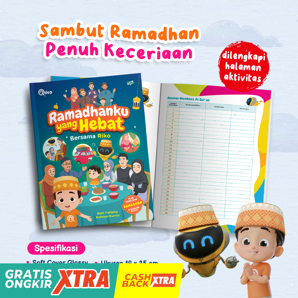 Jual Buku Komik Islami Anak - Ramadhanku yang Hebat Bersama Riko ...