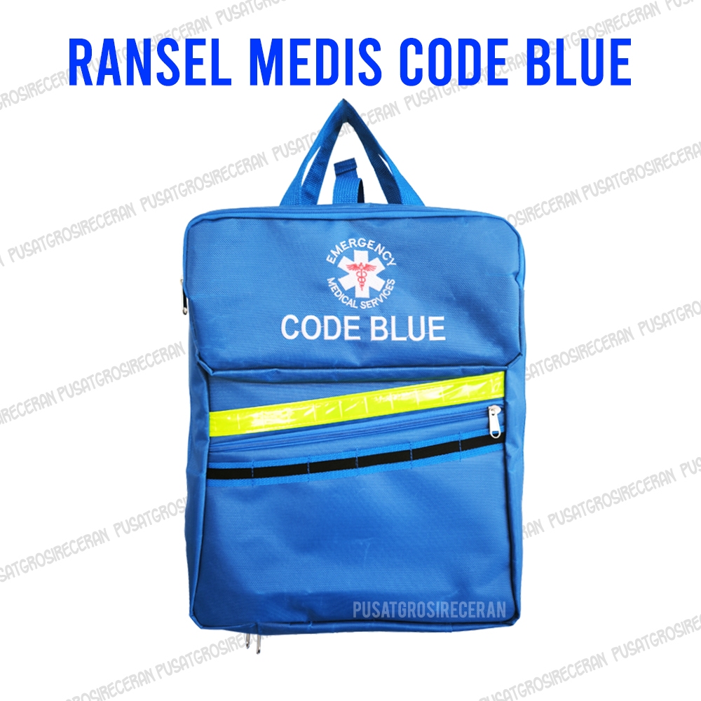 Jual Ransel Medis Code Blue Bag Tas Perlengkapan Medis Emergency Kit ...