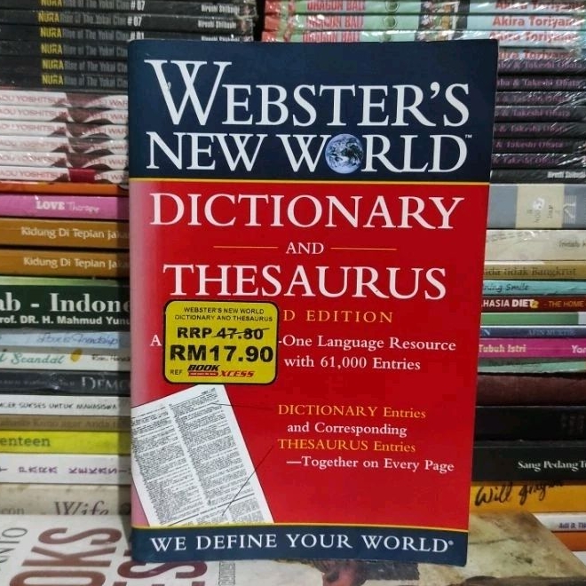 Jual Buku Original DICTIONARY AND THESAURUS WE DEFINE YOUR WORLD Bekas ...