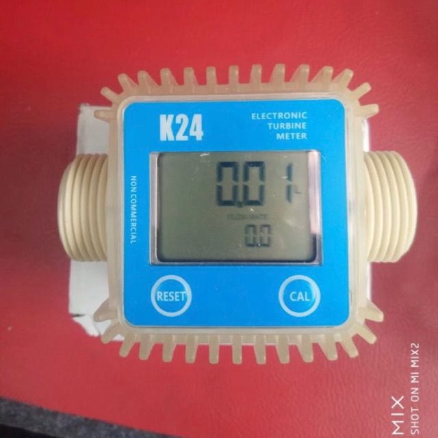 Jual K24 LCD Turbine Digital Fuel Flow Meter 1 Inchi untuk Water ...