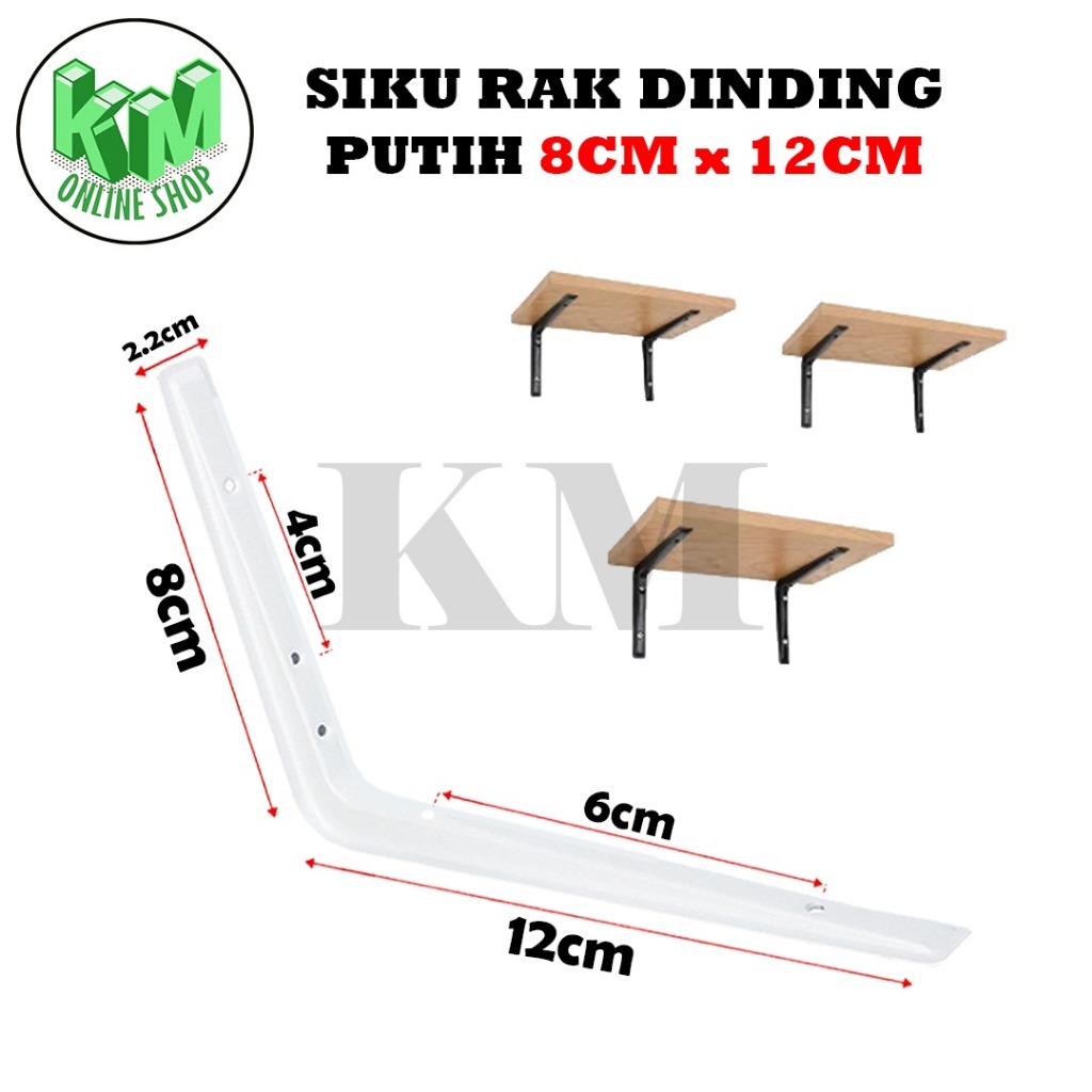 Jual Siku Rak Dinding Besi Bracket Rak Buku Tembok Siku L Penyangga ...