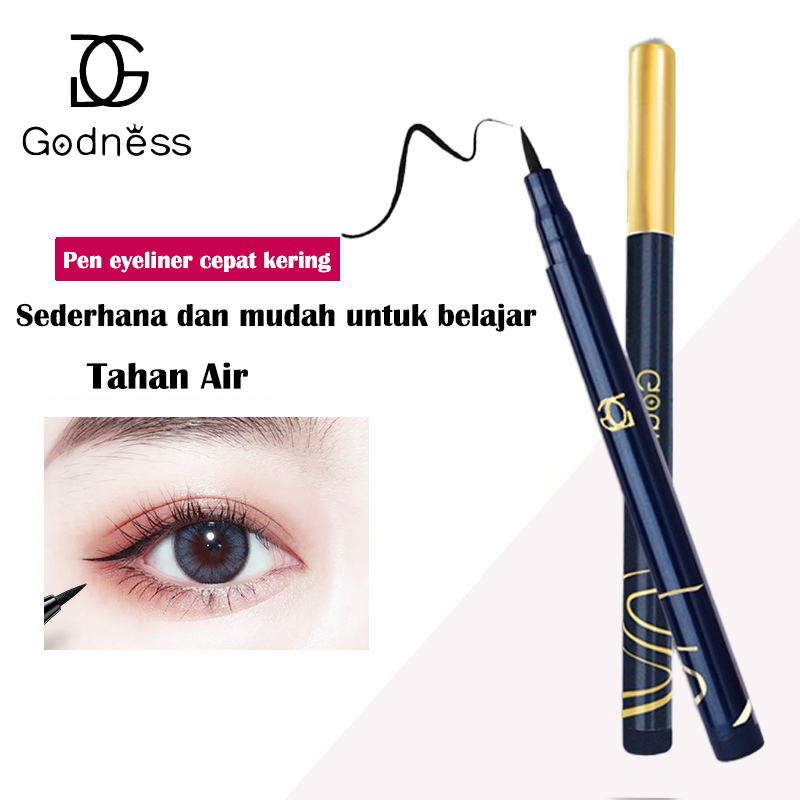 Jual Godness Eyeliner Tahan Air Tahan Minyak Pensil Eyeliner Warna NonBlotting Pensil Eyeliner