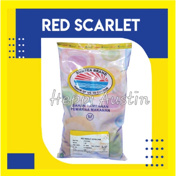 Jual Pewarna Makanan Merah Red Scarlet 2106 Sunsea Roha 1KG | Shopee ...
