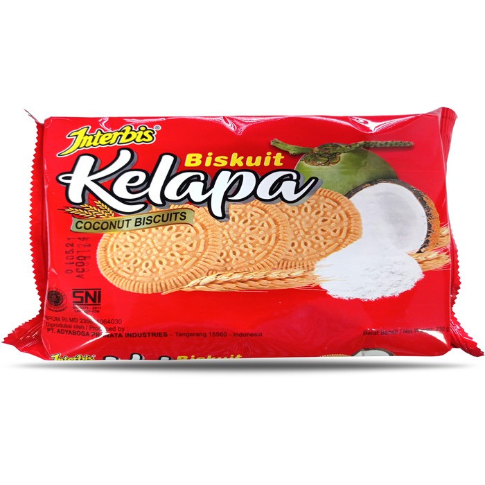 Jual INTERBIS BISKUIT KELAPA COCONUT BISCUITS 230GR | Shopee Indonesia