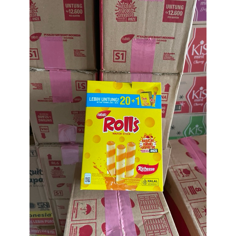 Jual Nabati Rolls Keju Pcs Box Shopee Indonesia