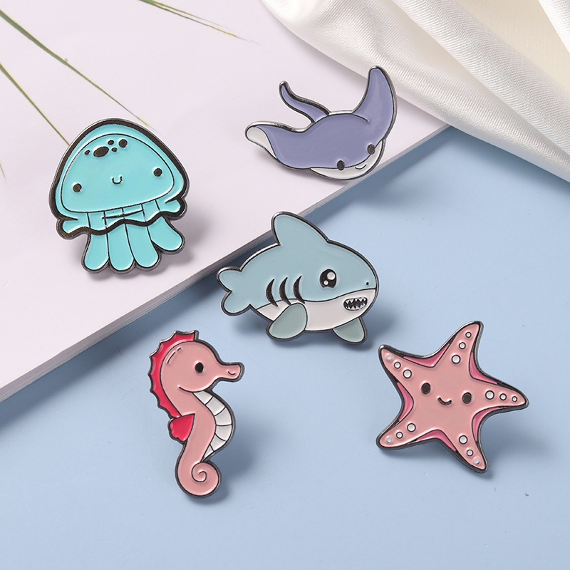 Jual Bros Pin fashion Bros motif ikan gambar korea Bross pin desain ...