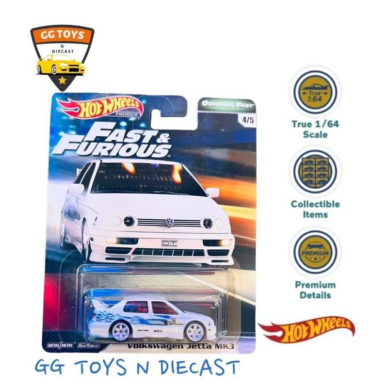 Jual hotwheels HW Hot Wheels Premium Volkswagen VW Jetta MK3 Fast ...