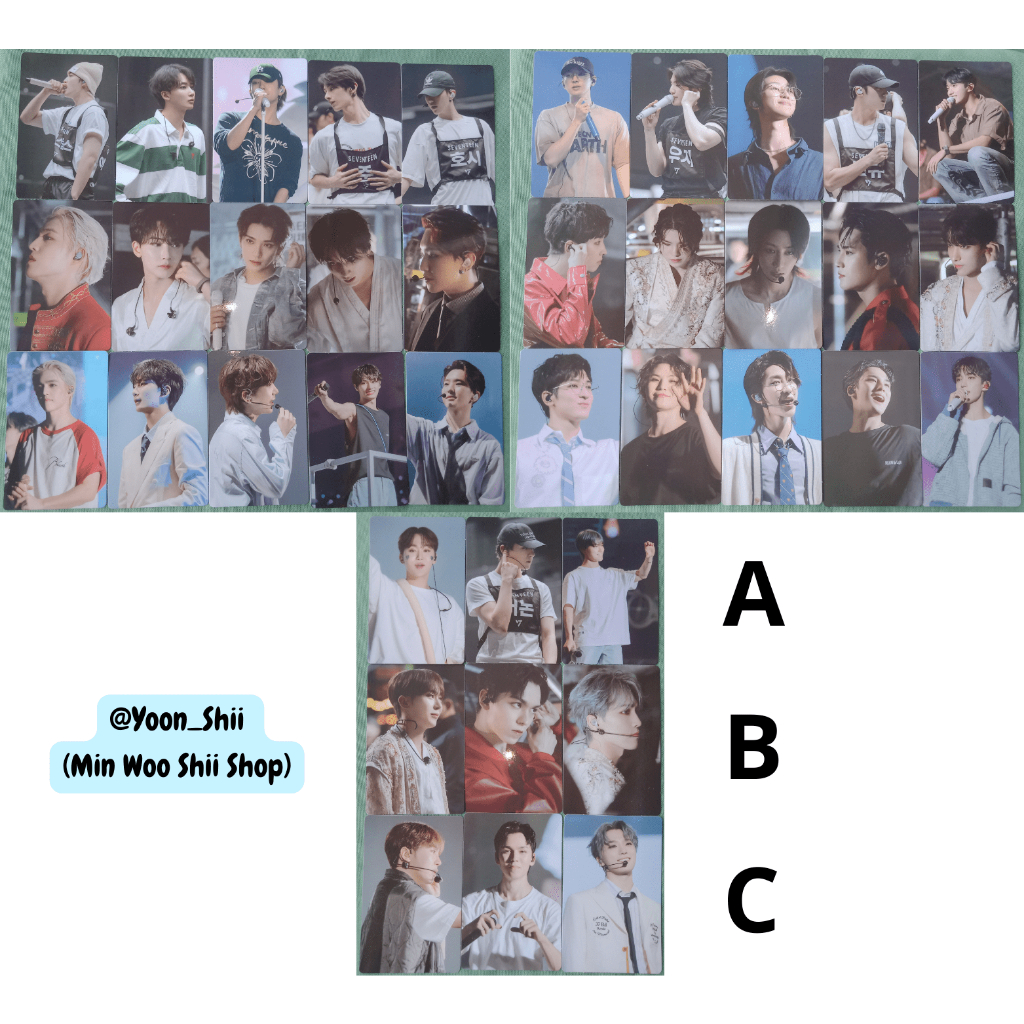 Jual [Ready Stok] Sharing Pc Set A/B/C & Random Photocard