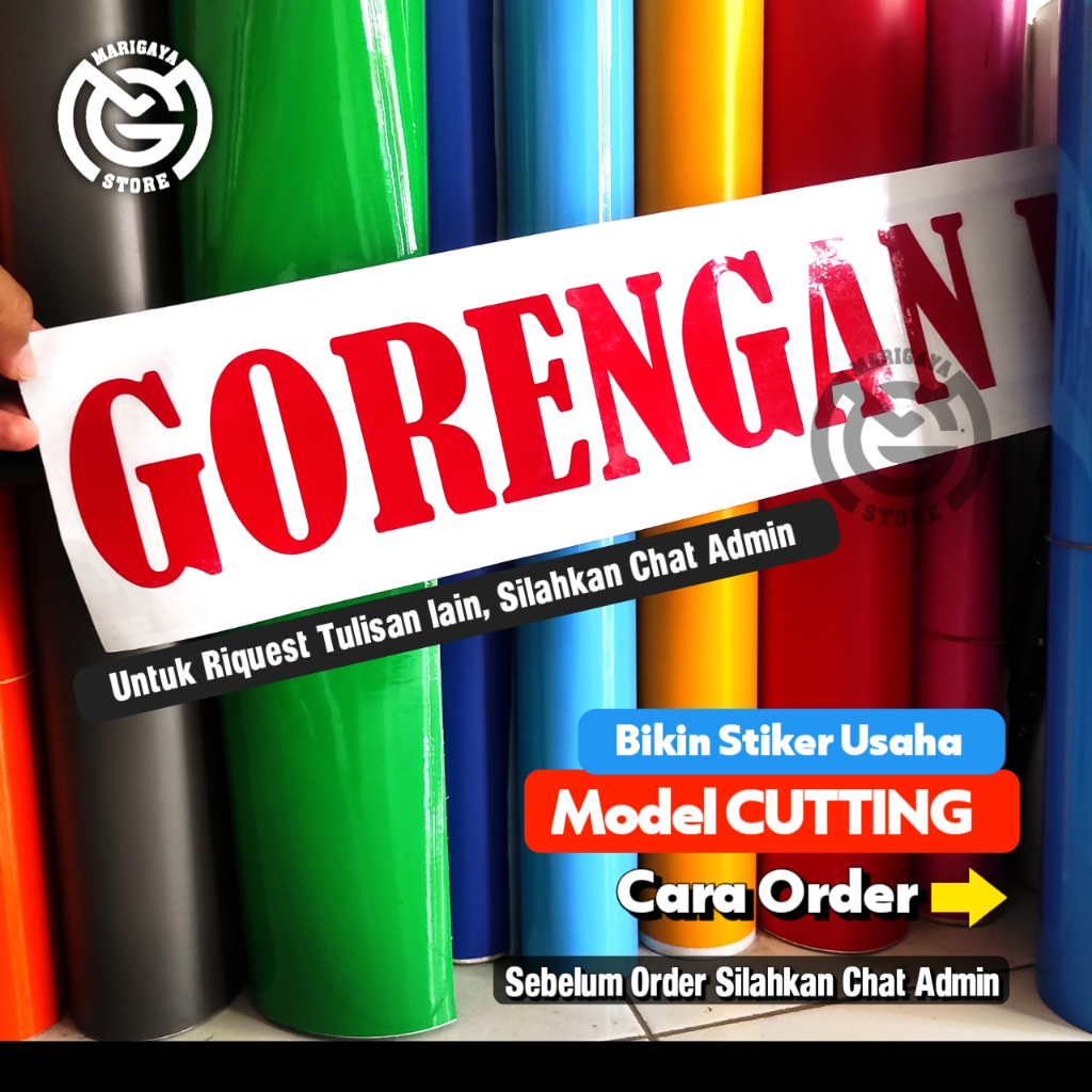 Jual Stiker Hurup, Stiker Tulisan Gerobak Etalaseu Stiker Usaha dll ...