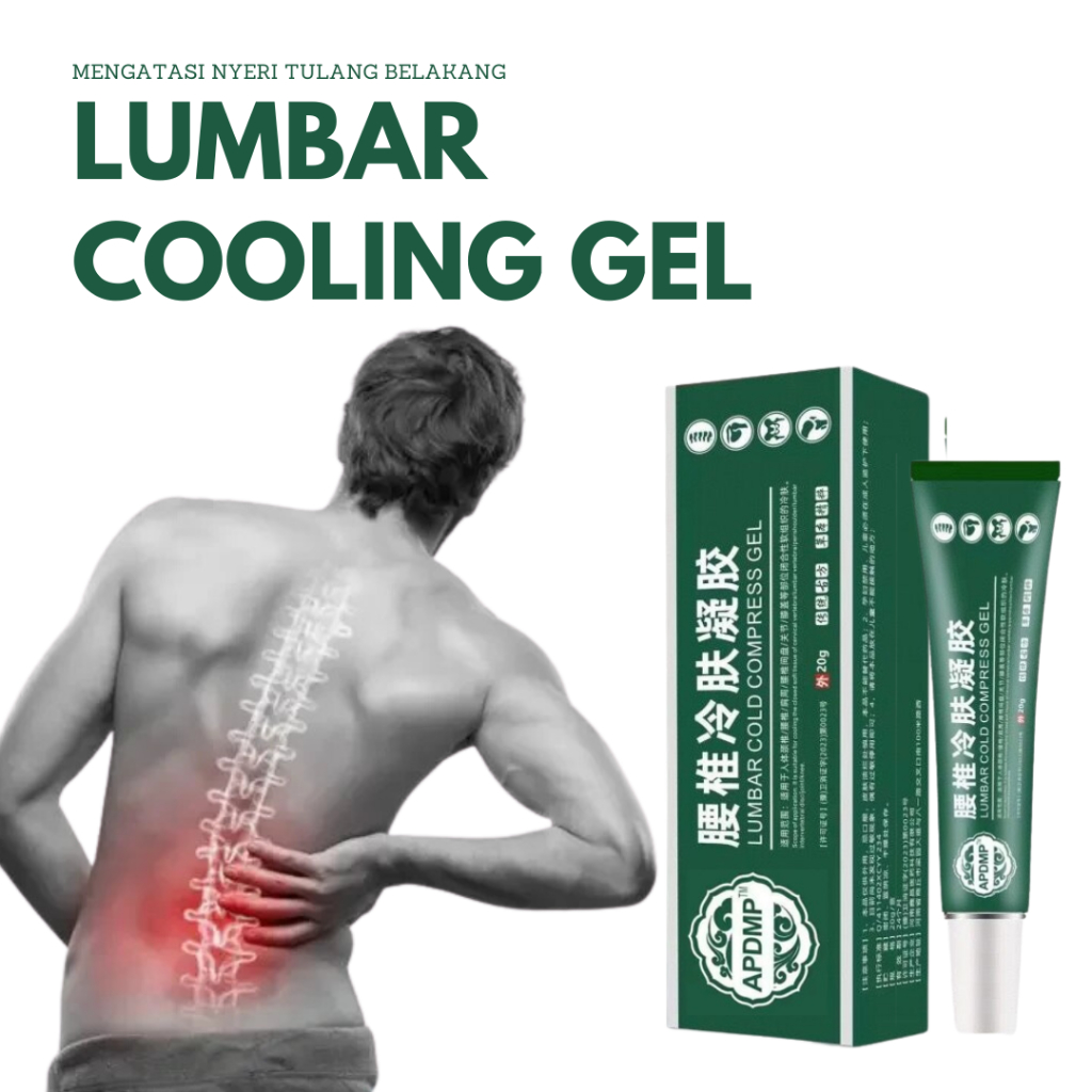 Jual Ready Stock Lumbar 20g Apdmp Cold Compress Gel Cream Obat Sakit